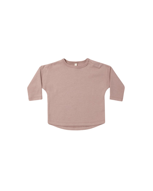 Quincy Mae Long Sleeve Tee Mauve