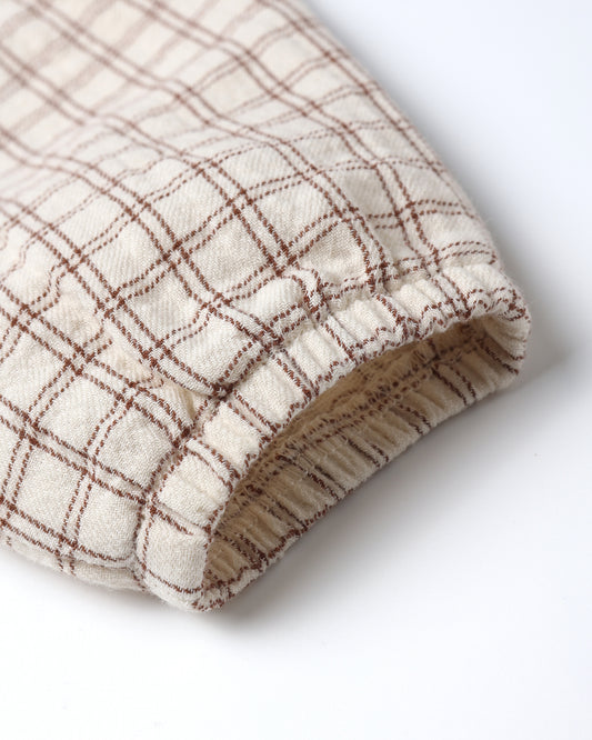 Quincy Mae Woven Pant Cedar Check