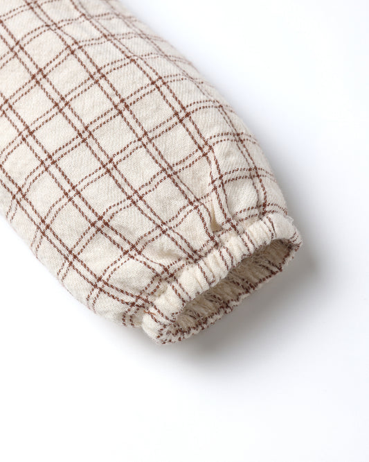 Quincy Mae Woven Jumpsuit Cedar Check