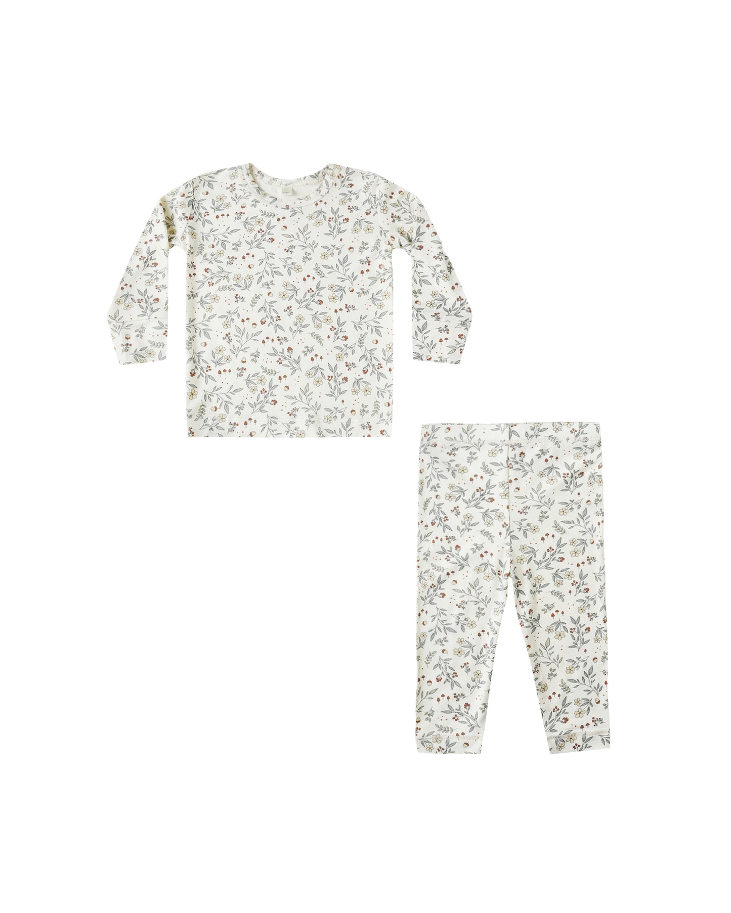 Quincy Mae Bamboo Pyjama Set Woodland