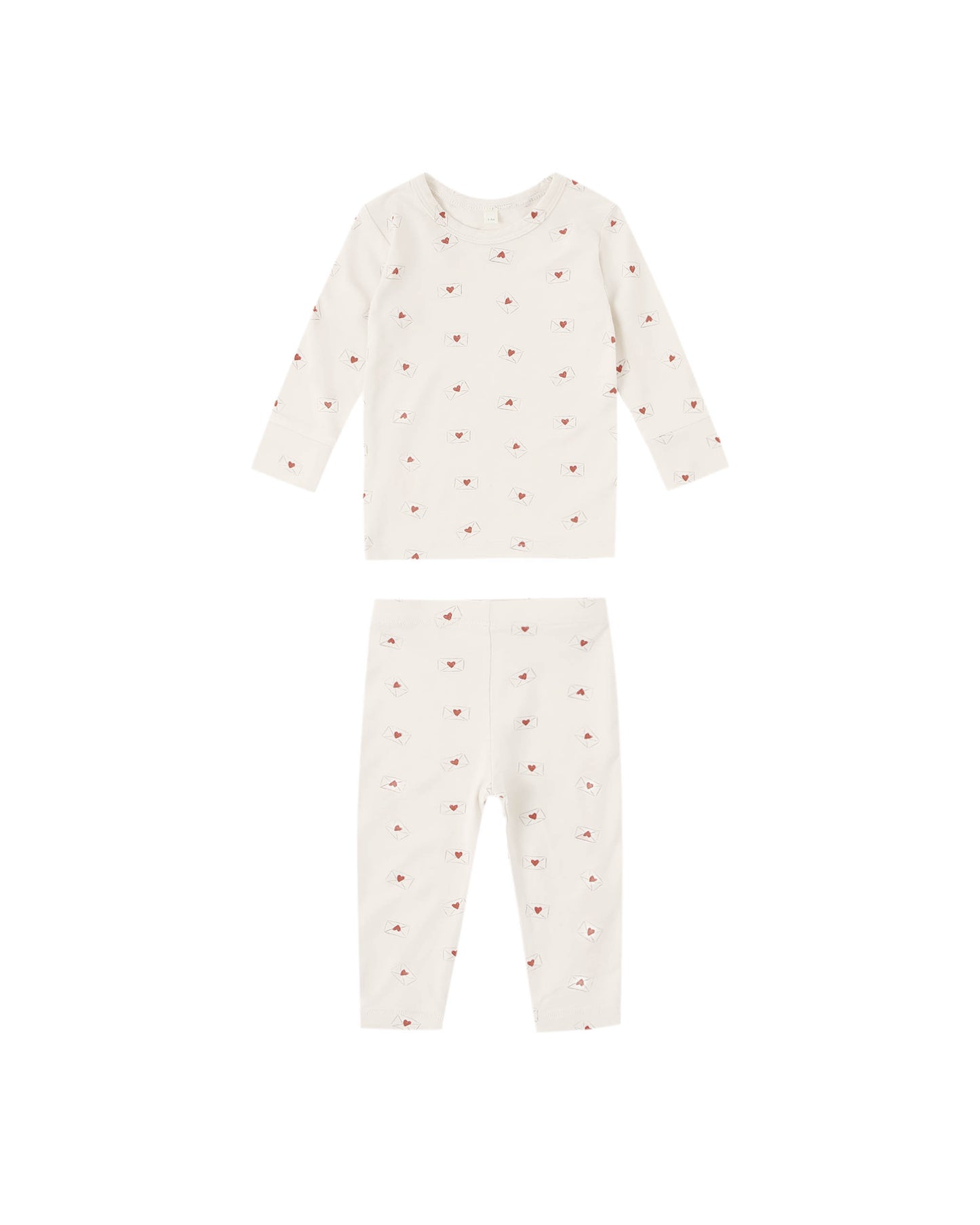 Quincy Mae Bamboo Pajama Set Valentine