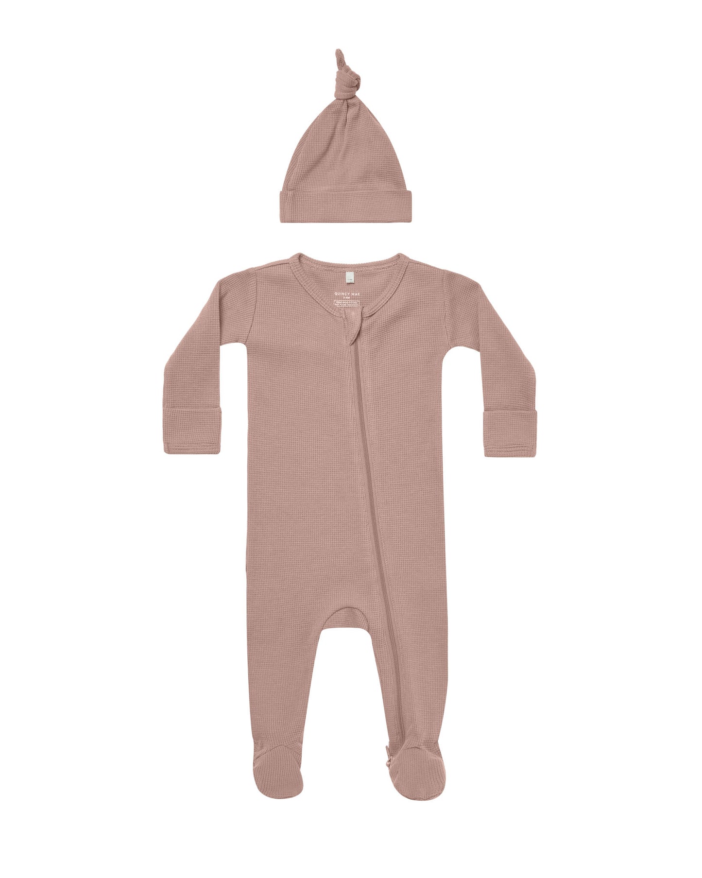 Quincy Mae Waffle Sleep Set Mauve