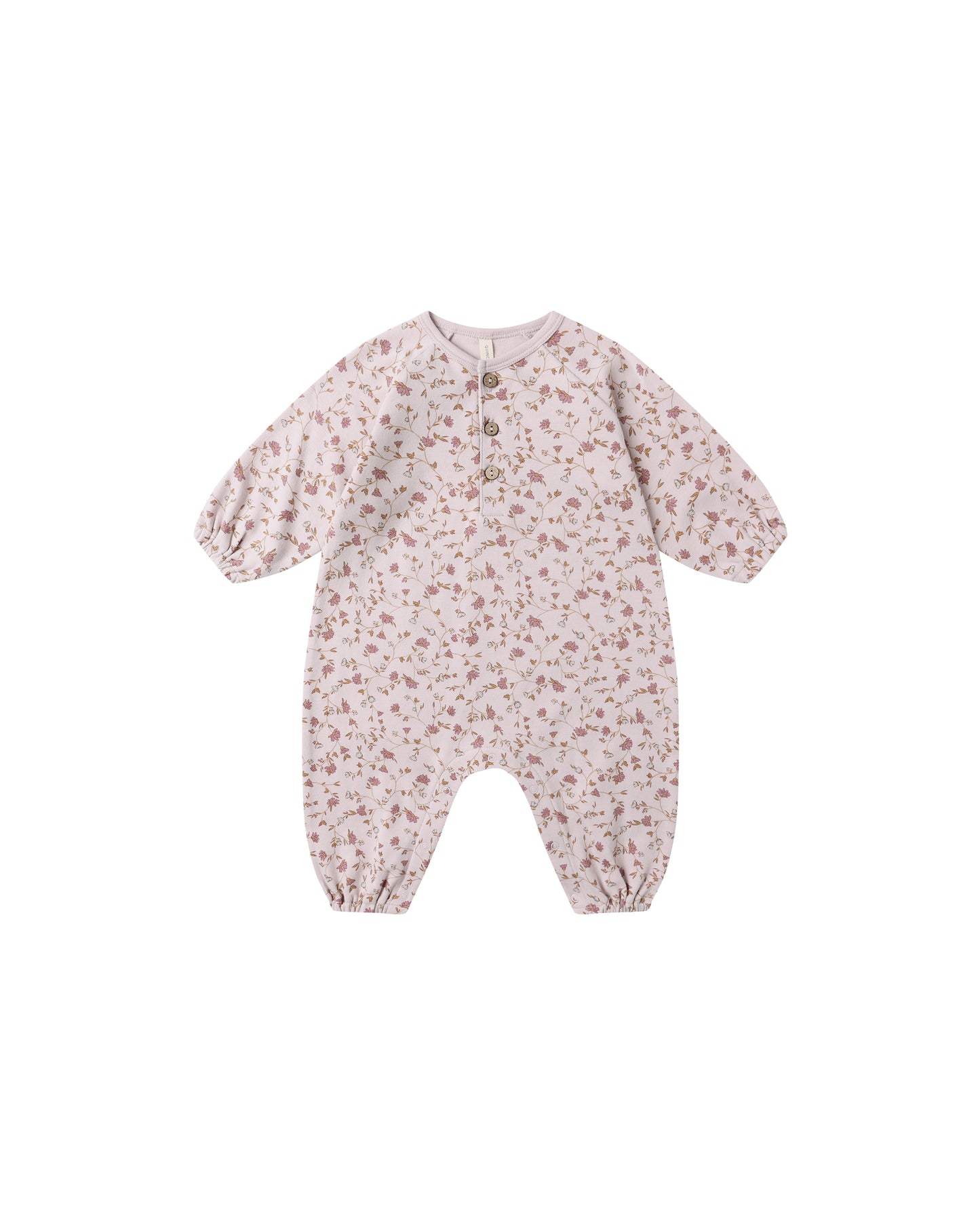 Quincy Mae Henley Bubble Jumpsuit Garden