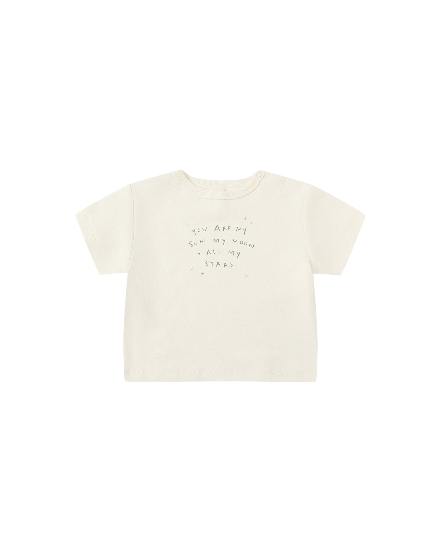 Quincy Mae Boxy Tee Sun Moon & Stars