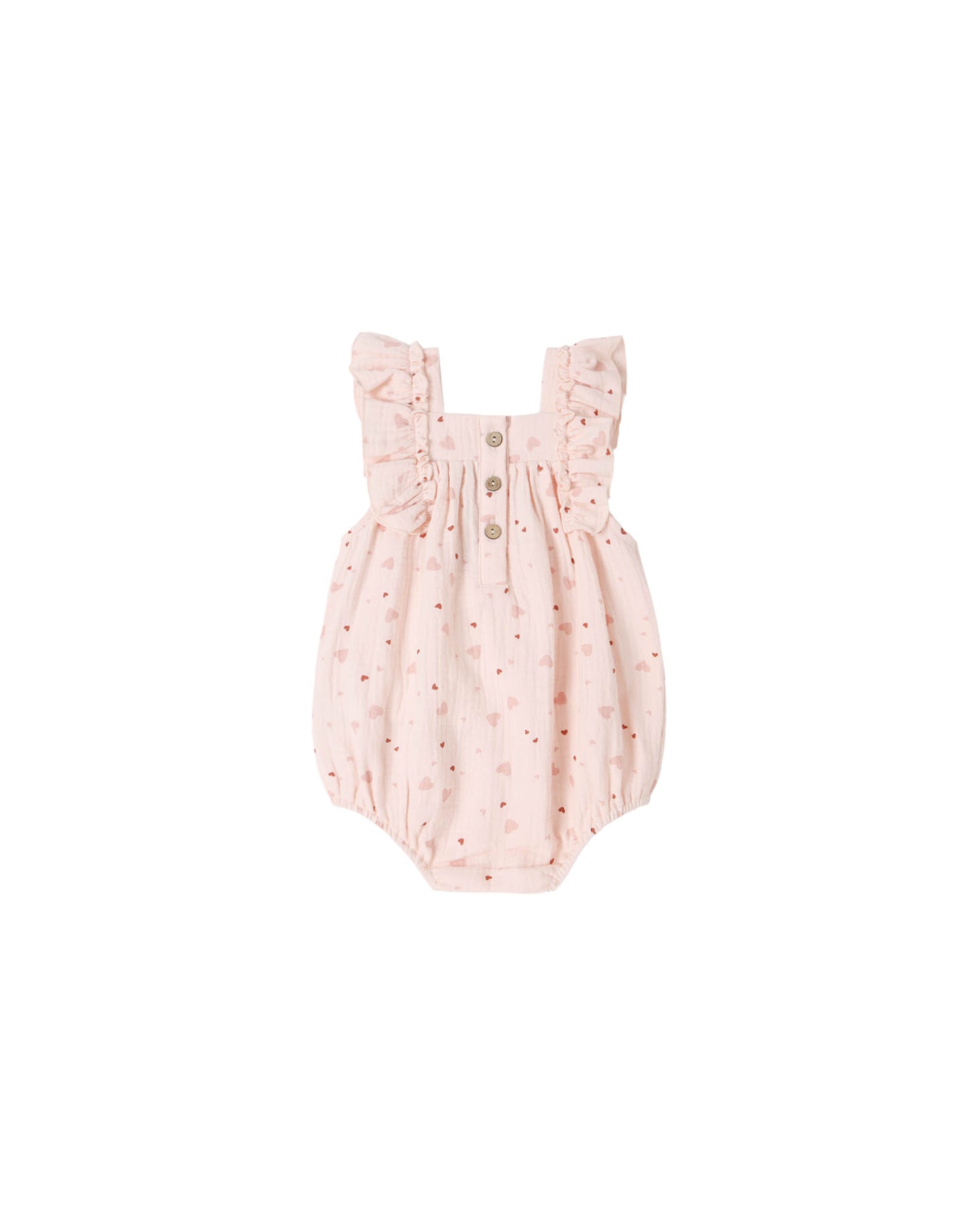 Quincy Mae Maya Romper Heart Confetti