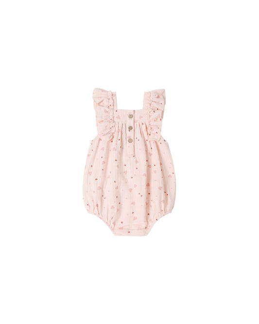 Quincy Mae Maya Romper Heart Confetti