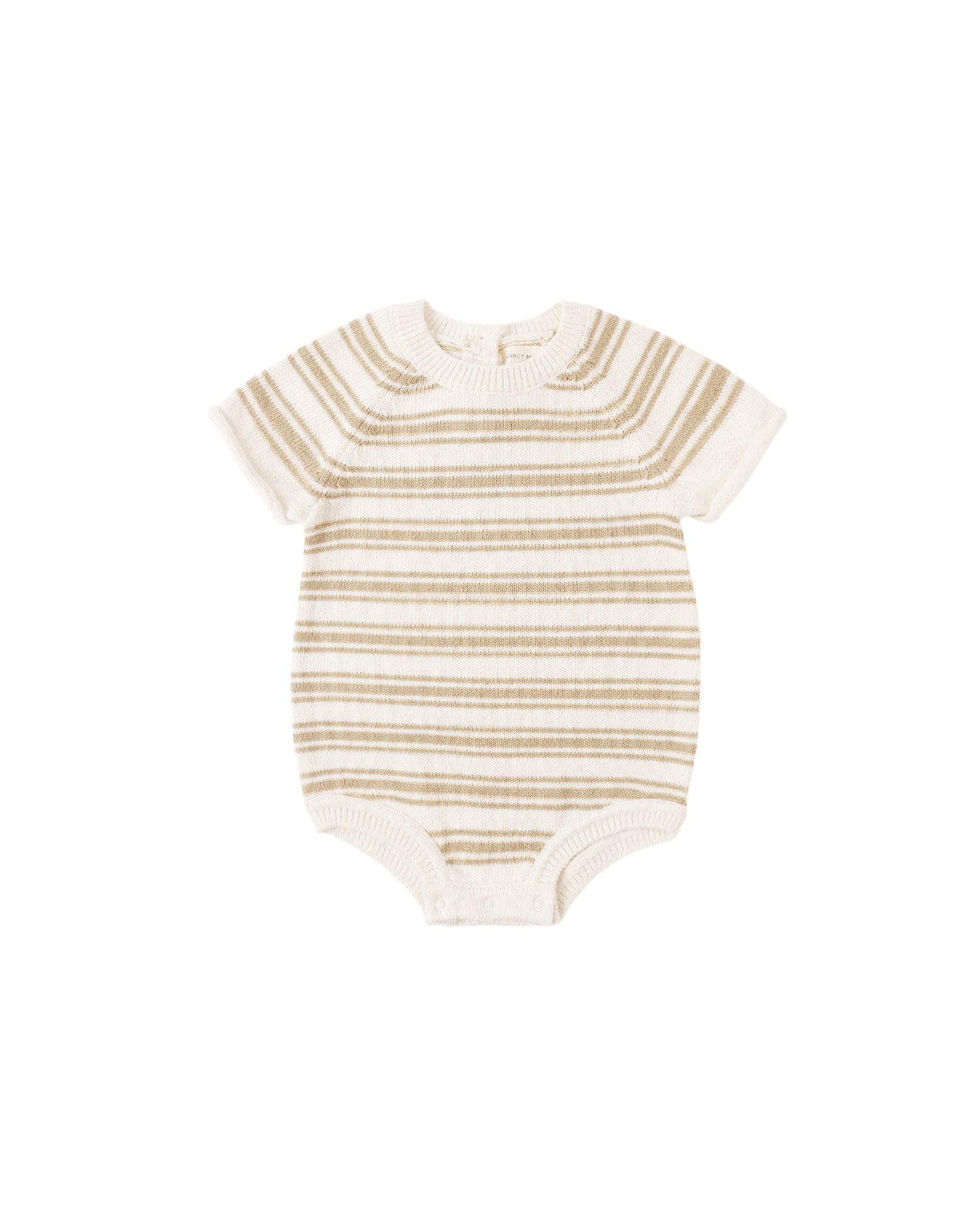 Quincy Mae Rowan Romper Butterscotch Stripe
