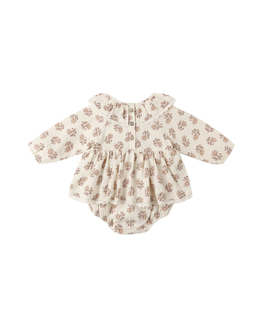 Quincy Mae Thalia Romper Daylily