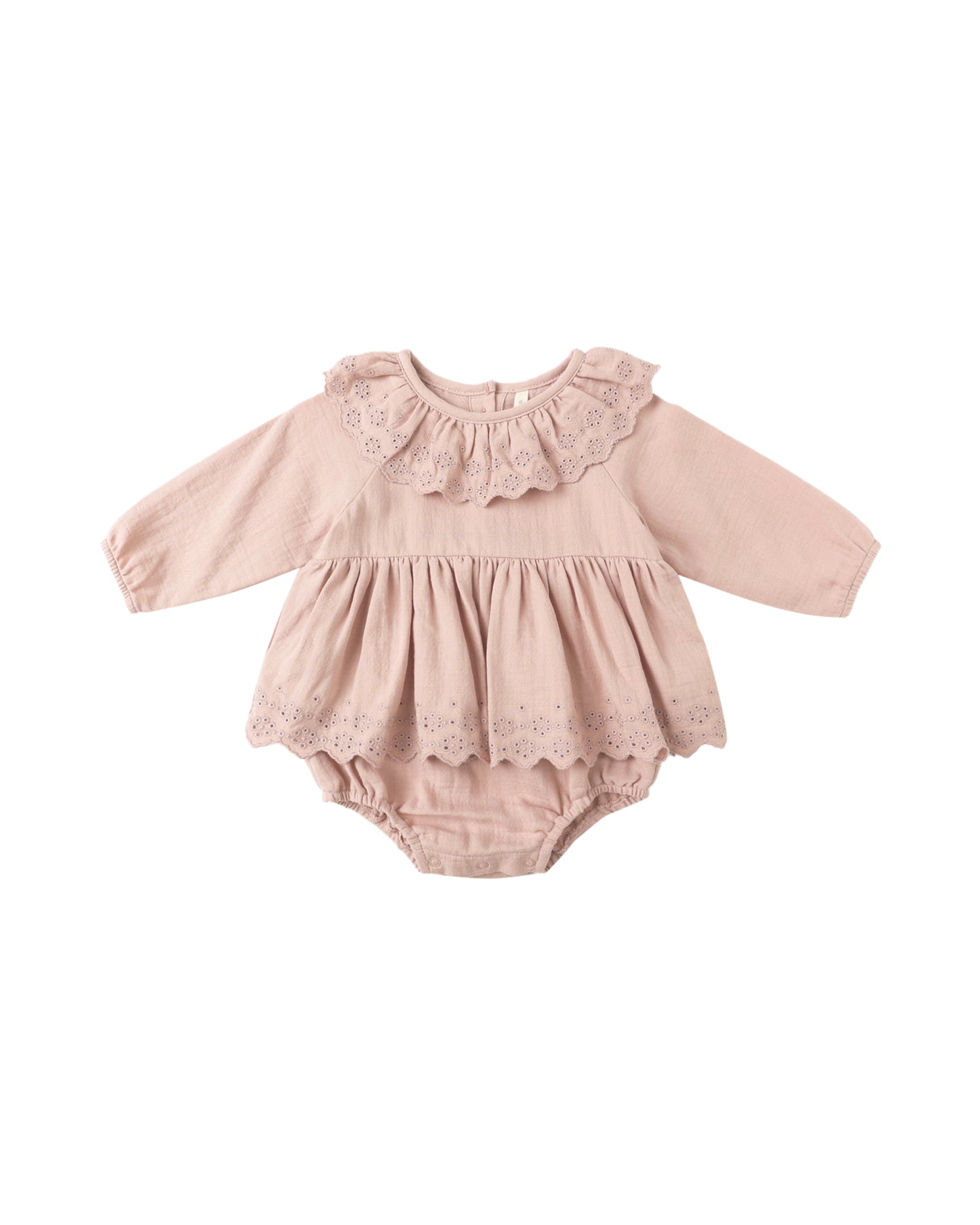 Quincy Mae Thalia Romper Rose