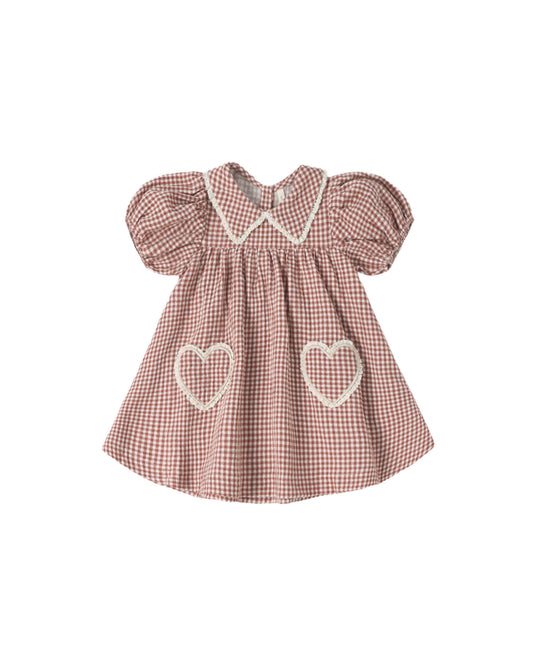 Quincy Mae Coraline Dress Red Gingham