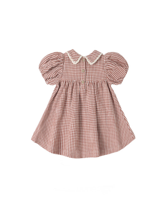 Quincy Mae Coraline Dress Red Gingham