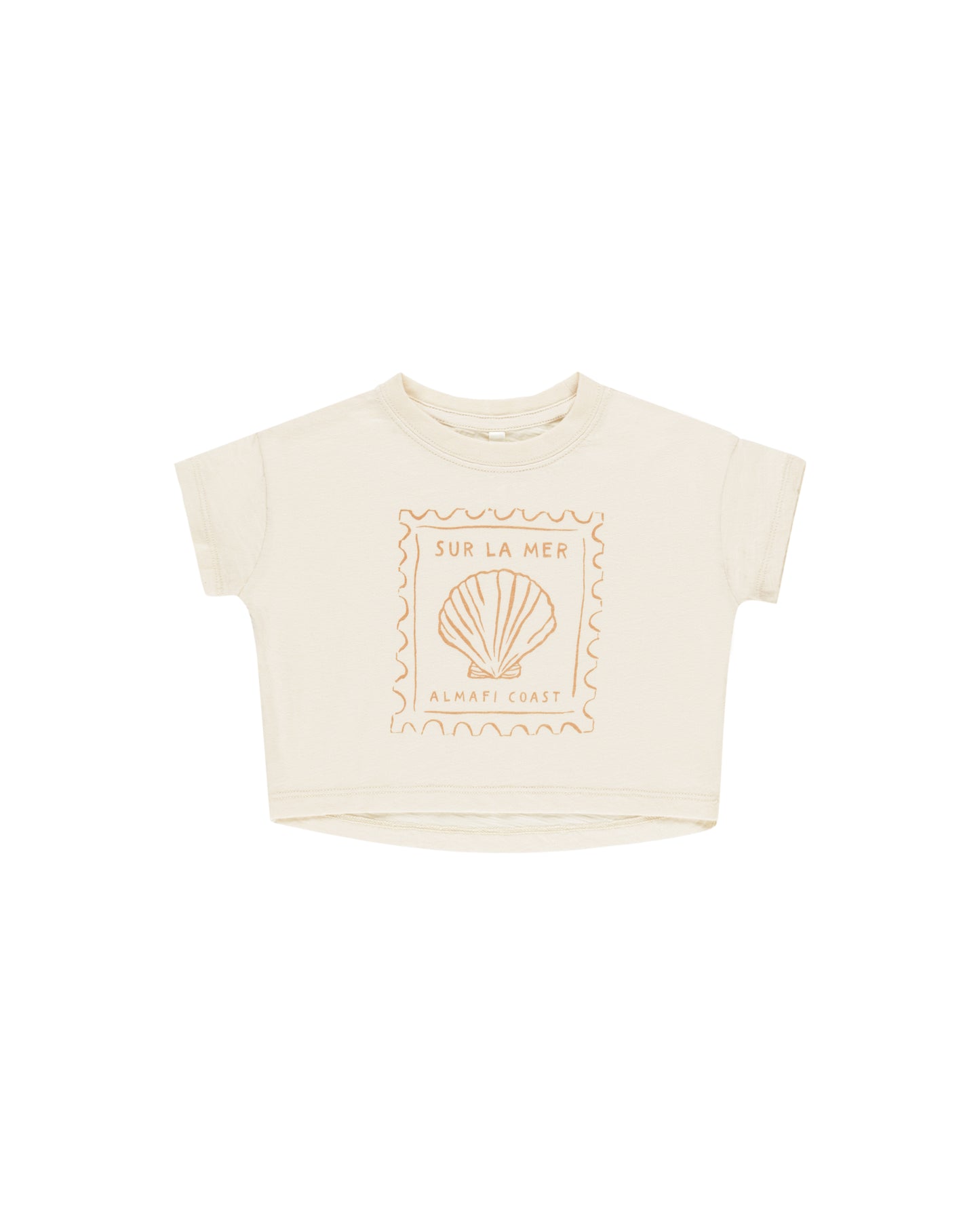 Rylee + Cru Boxy Tee Seashell