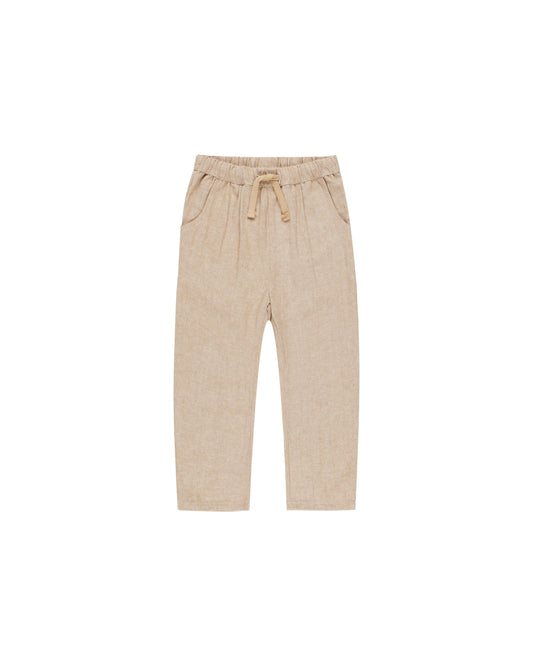 Rylee + Cru Ethan Trouser Cocoa