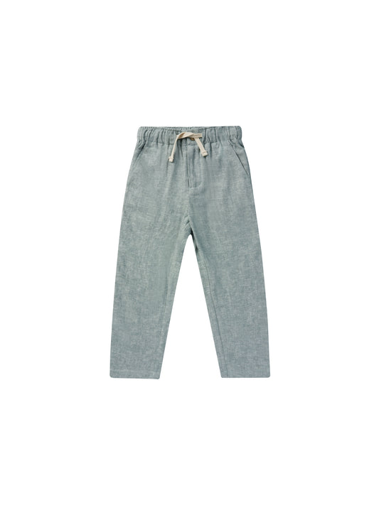 Rylee + Cru Kalen Pant Heathered Indigo