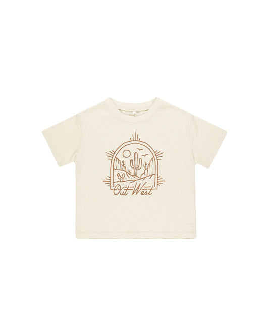 Rylee + Cru Relaxed Tee Out West Natural