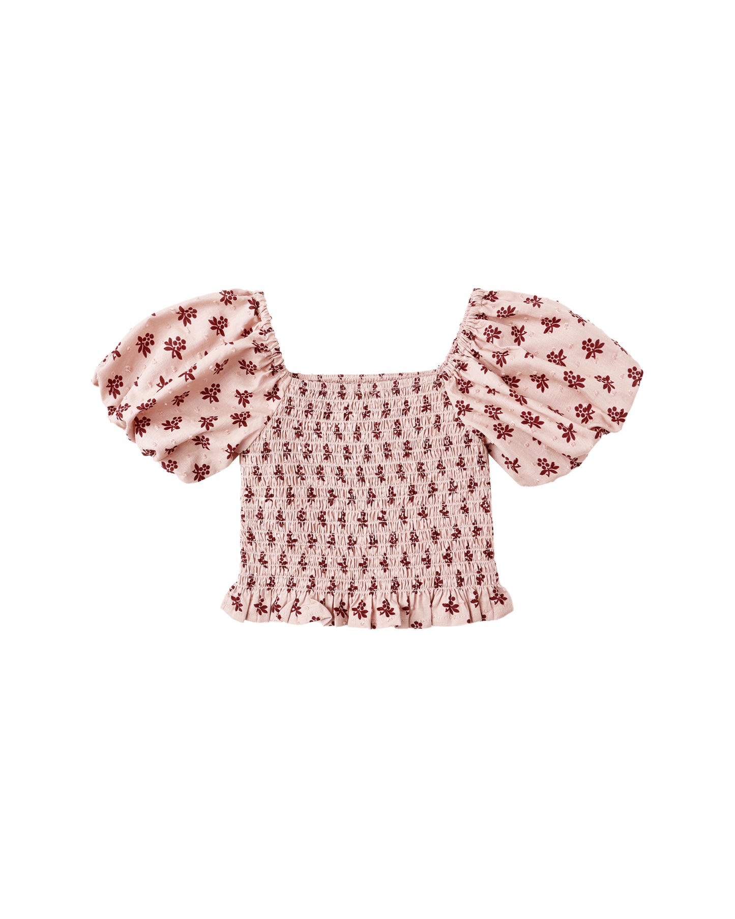 Rylee + Cru Trixie Top Blush Fleur