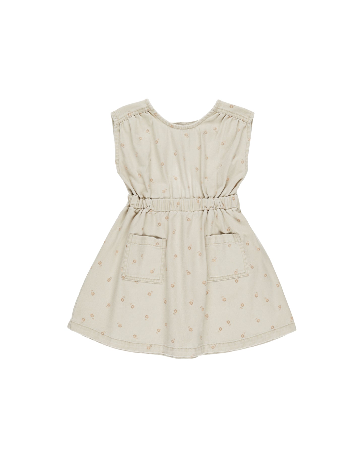 Rylee + Cru Denim Mini Dress Ditsy