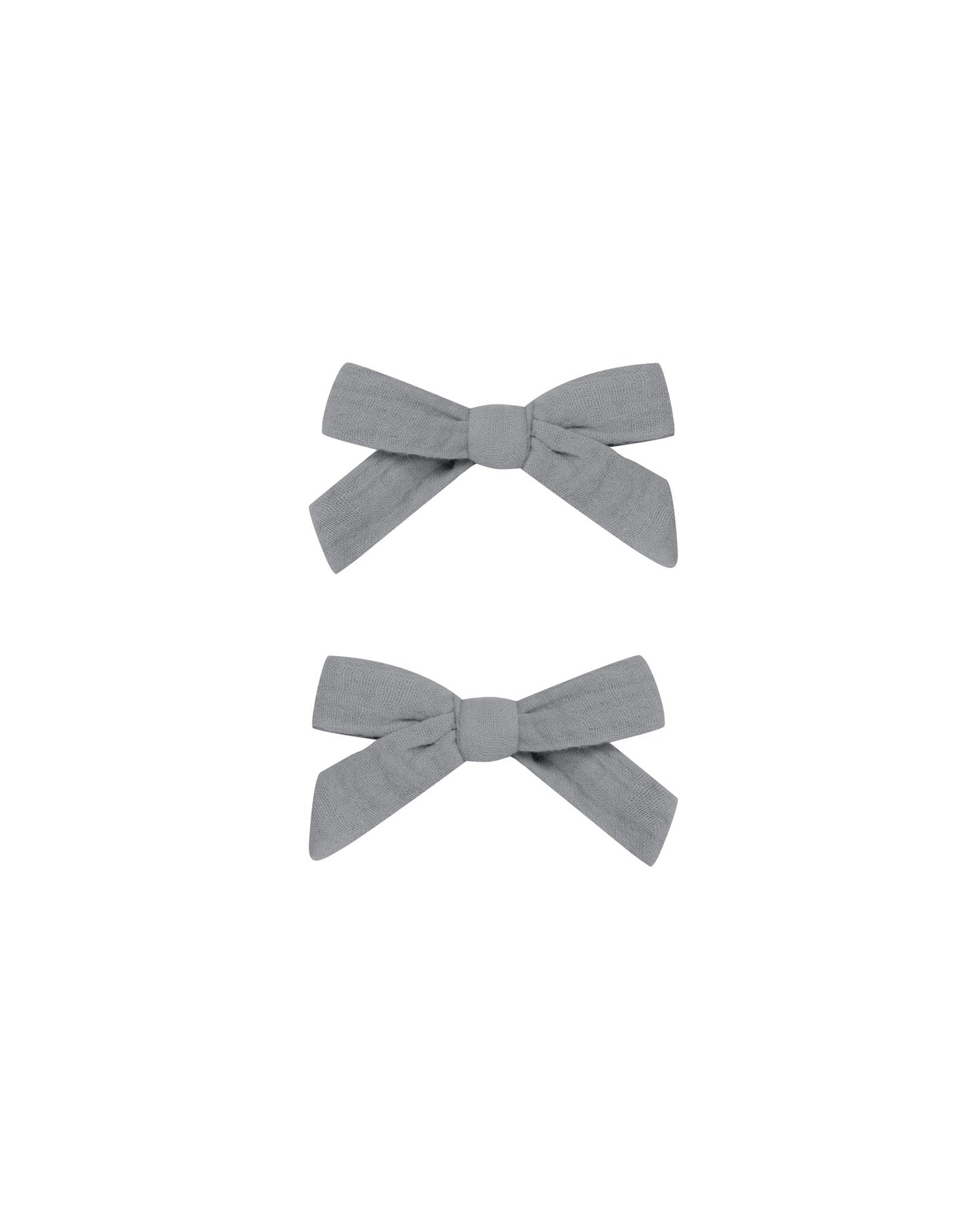 Rylee + Cru Bow W.Clip Set Dusty Blue