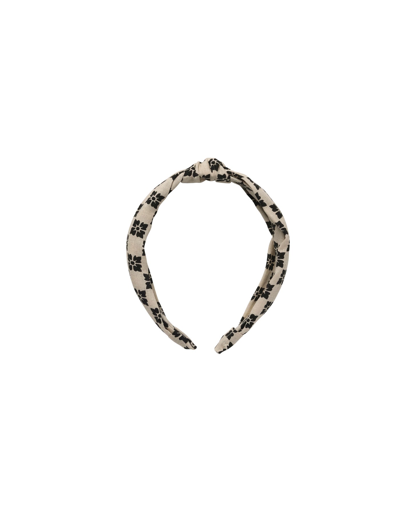 Rylee + Cru Knotted Headband Flower Checker