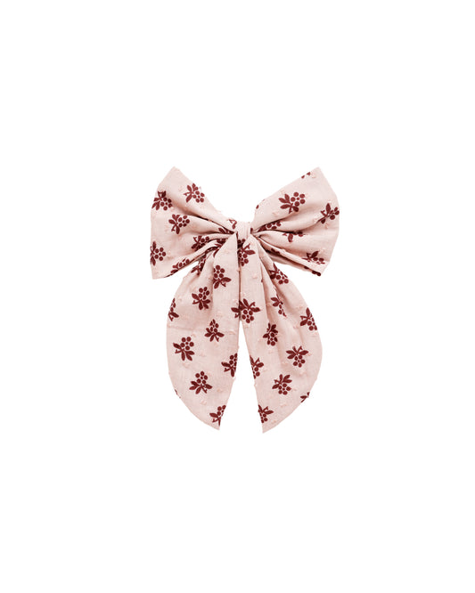 Rylee + Cru Oversized Bow Blush Fleur