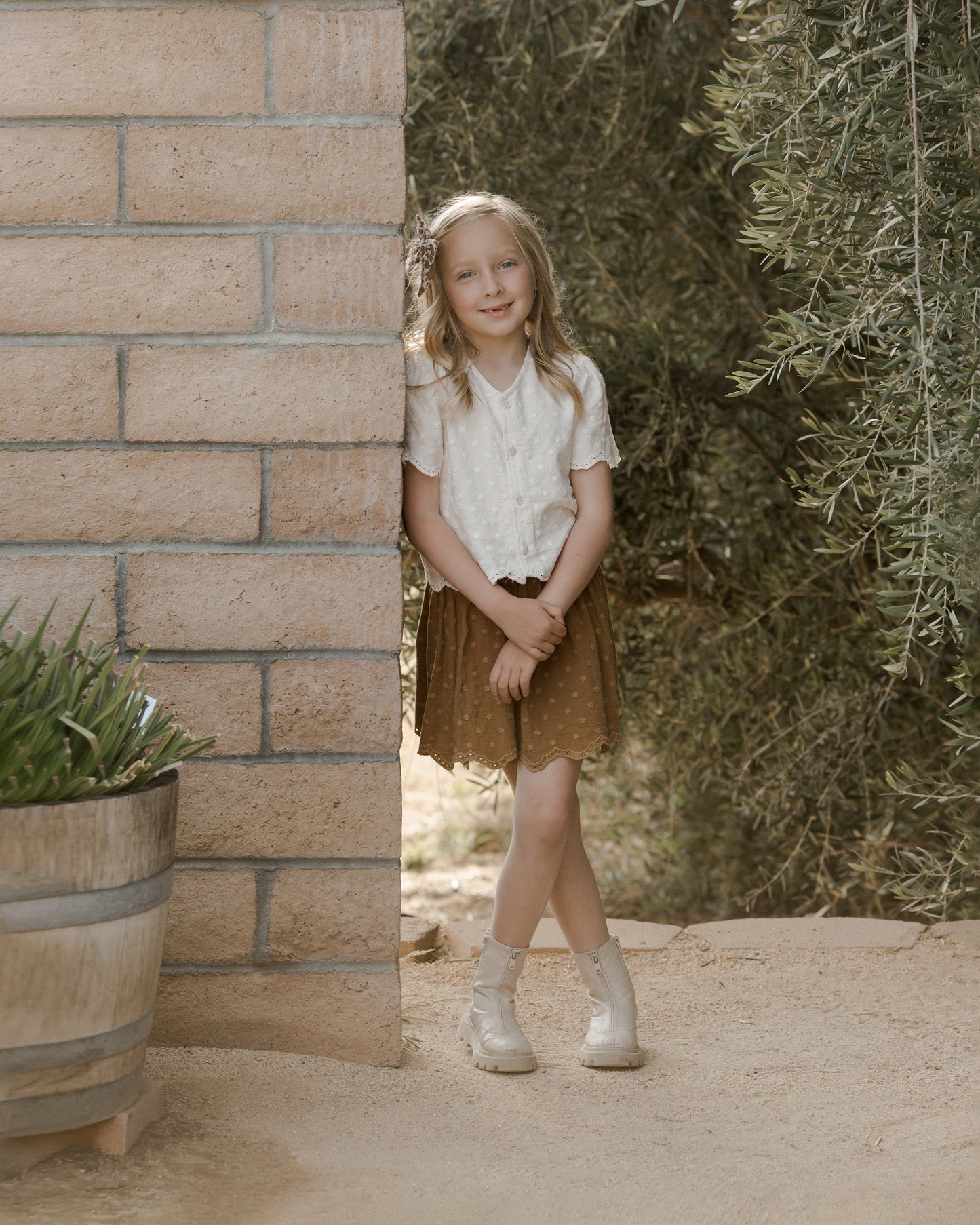 Rylee + Cru Cleo Top Ivory