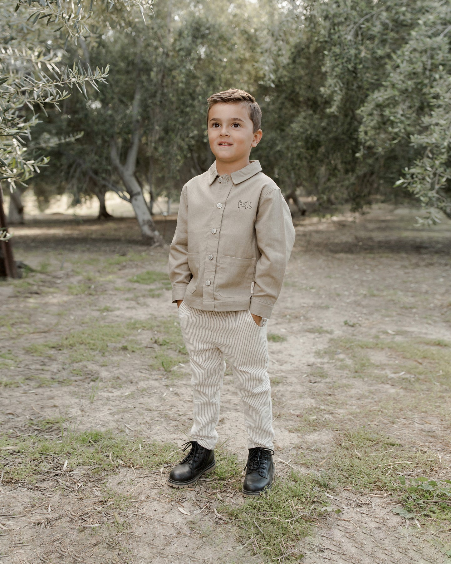 Rylee + Cru Enzo Shirt Fern