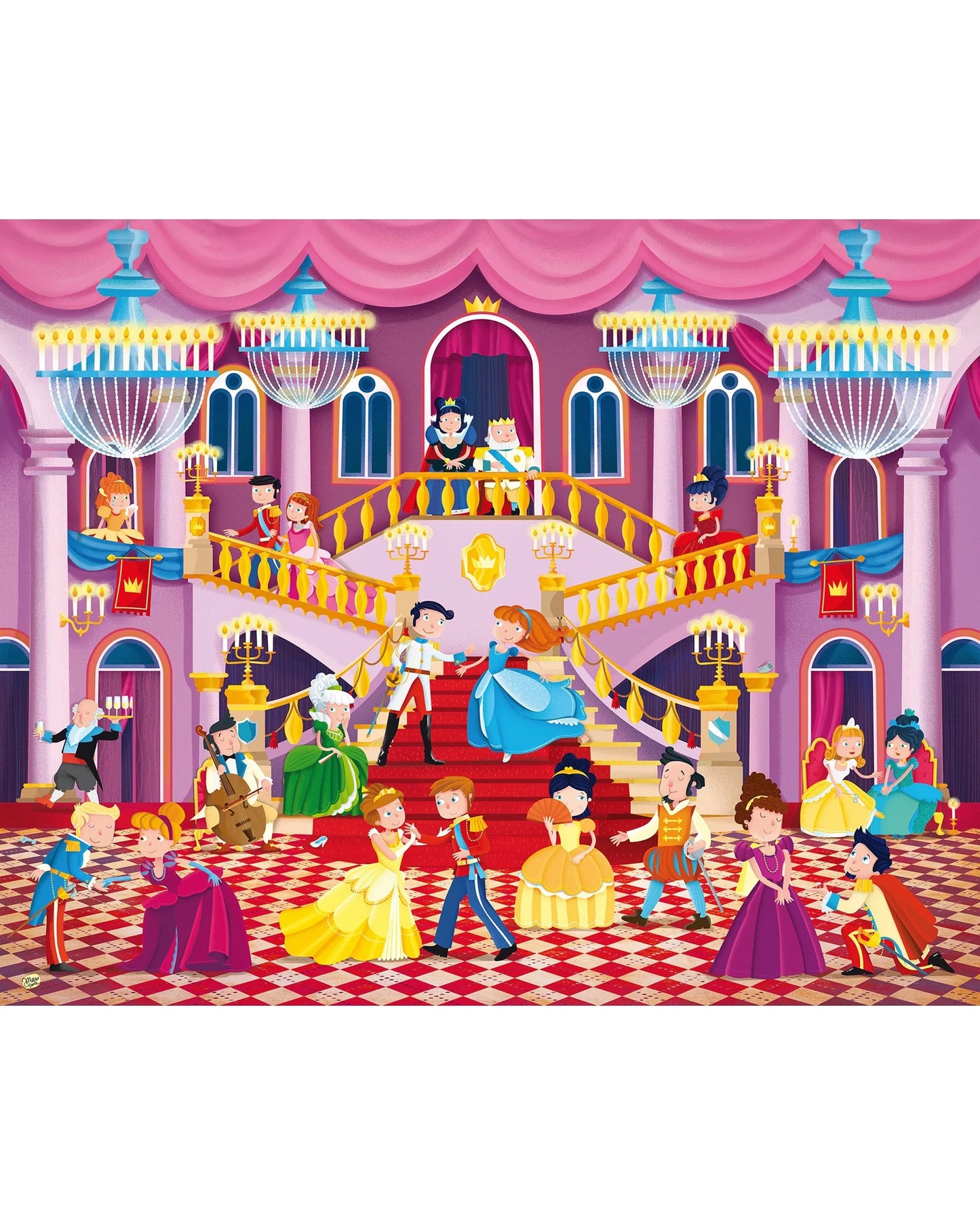Sassi Book and Giant Puzzle Set The Princess Ball
