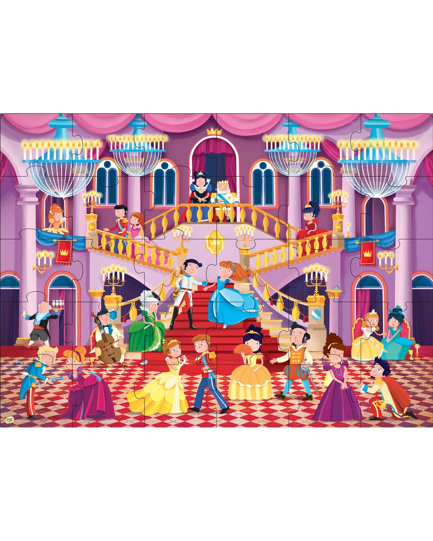 Sassi Book and Giant Puzzle Set The Princess Ball