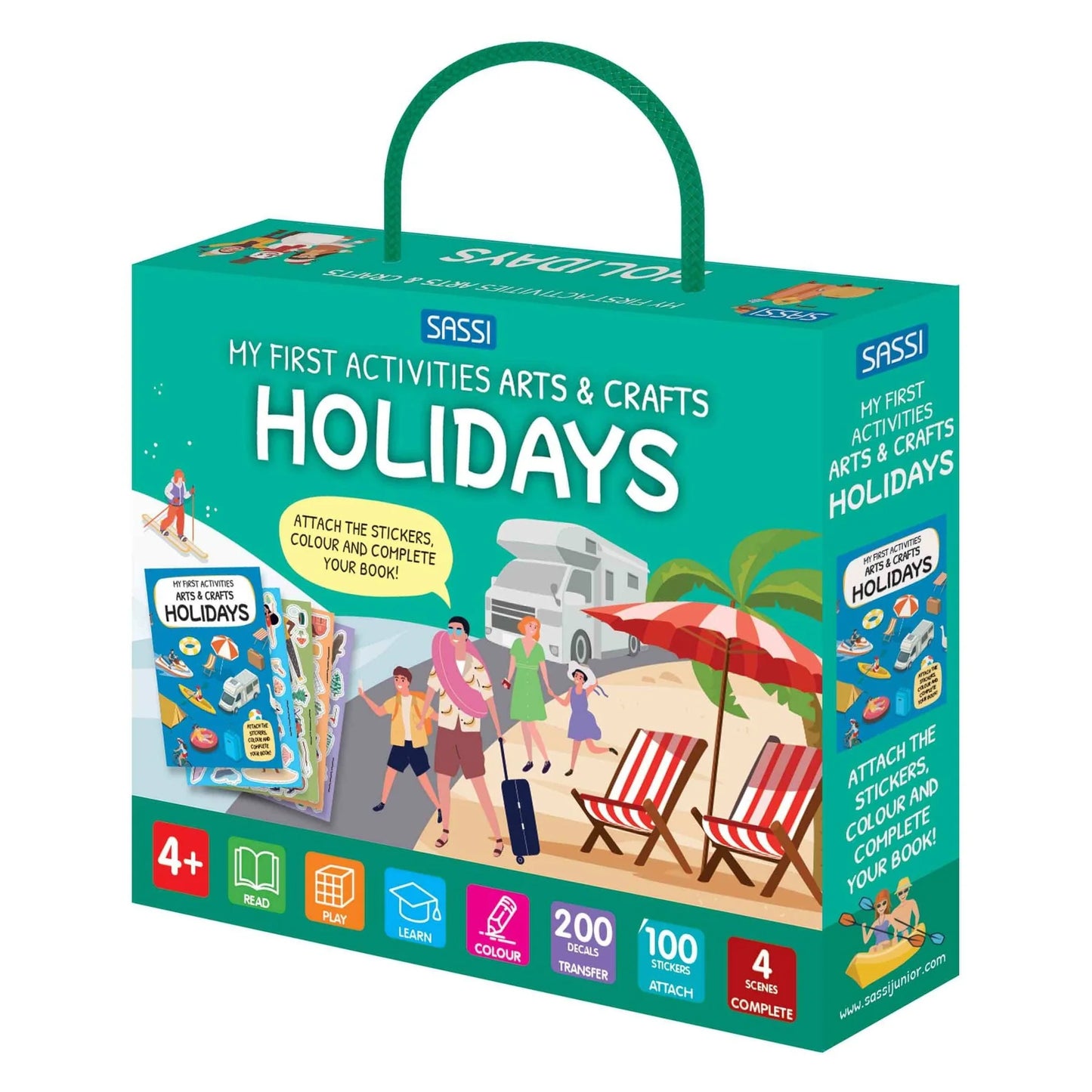 Sassi Arts & Crafts Activity Book Set Holidays
