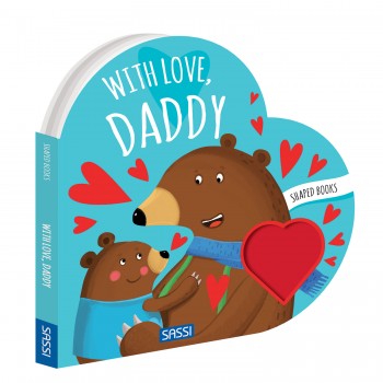 Sassi Shaped Board Book With Love Daddy