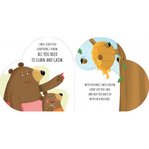 Sassi Shaped Board Book With Love Mummy