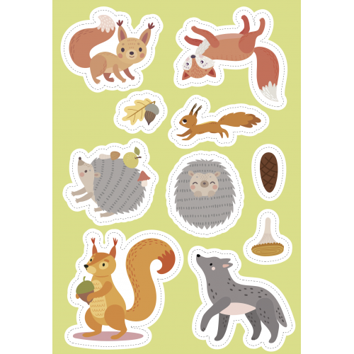 Sassi Stickers and Activities Book The Forest