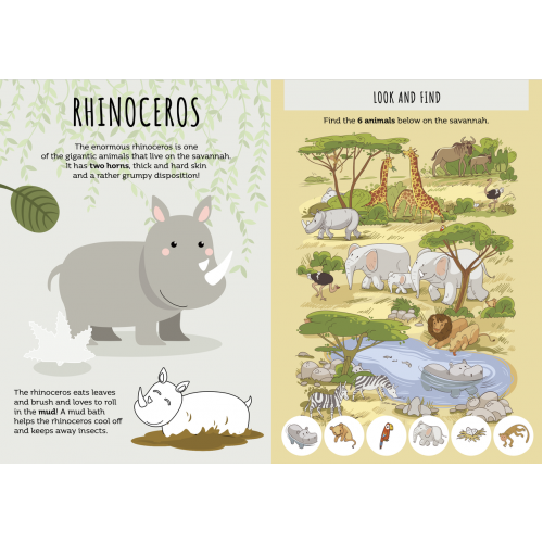 Sassi Stickers and Activities Book The Savannah