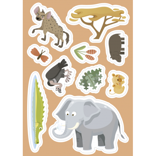 Sassi Stickers and Activities Book The Savannah