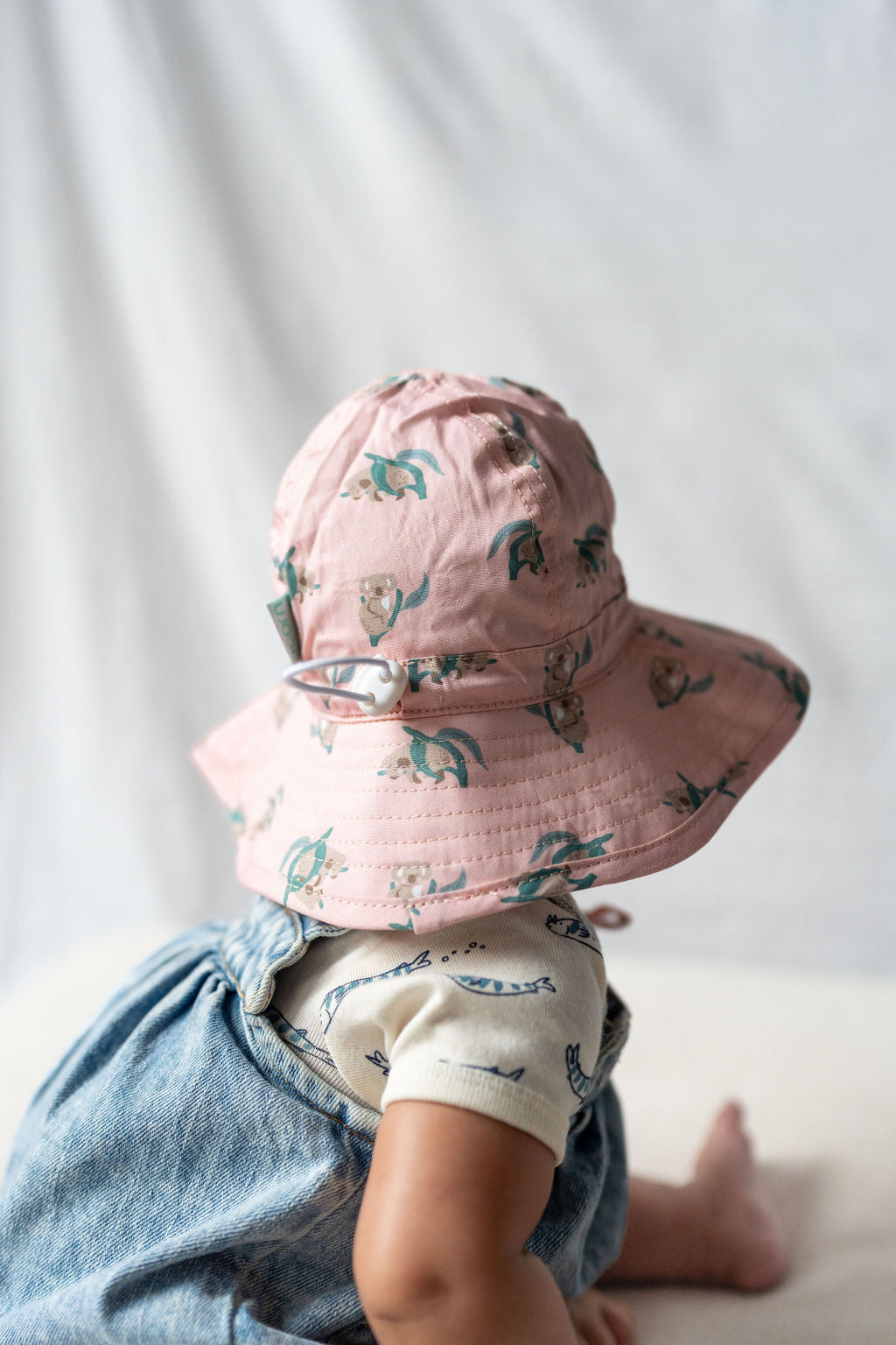 Acorn Wide Brim Infant Sunhat Cute Koala
