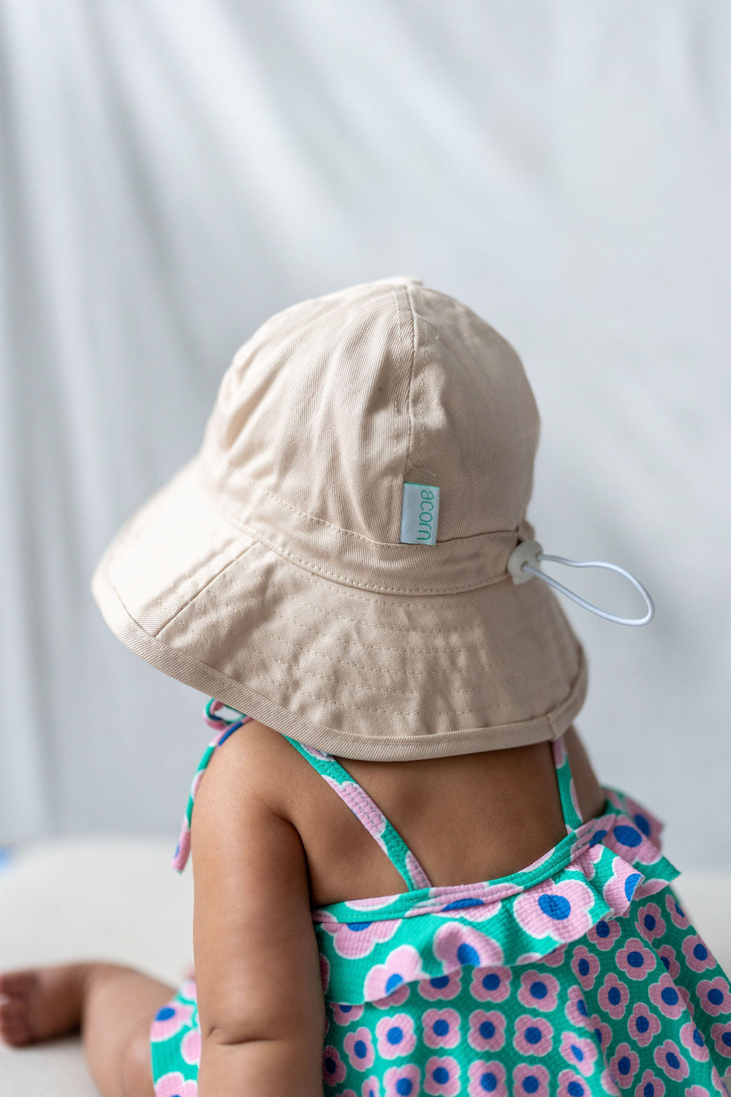 Acorn Wide Brim Infant Sunhat Vanilla