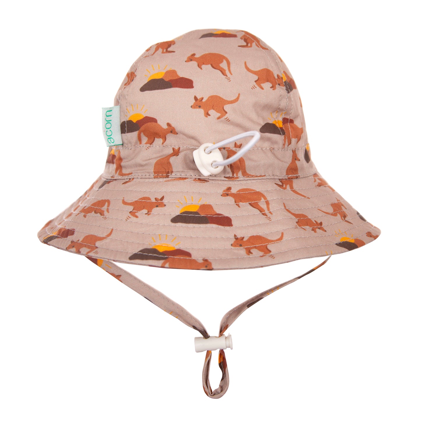 Acorn Wide Brim Infant Sunhat Aussie Sunset
