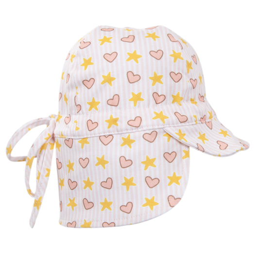 Acorn Love and Stars Flap Hat