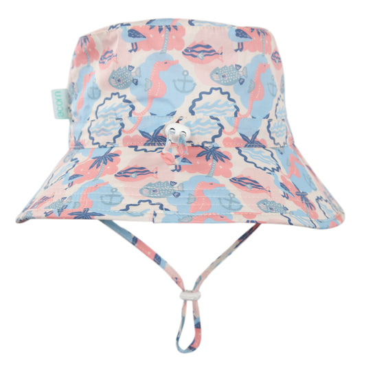 Acorn Vacation Broad Brim Bucket Hat