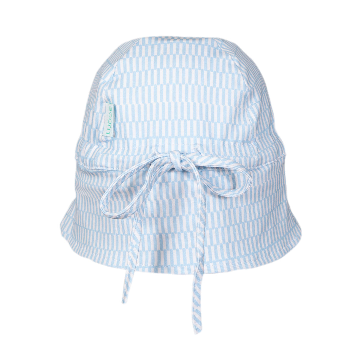 Acorn Blue Sprinkle Soft Jersey Flap Cap