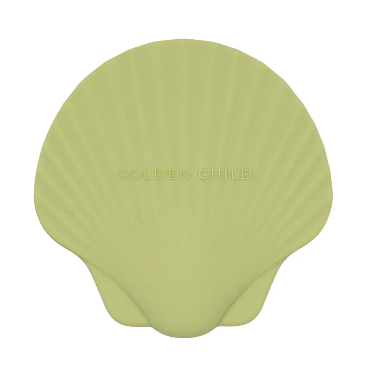 Golden Child - Shell Baby Teether Lime