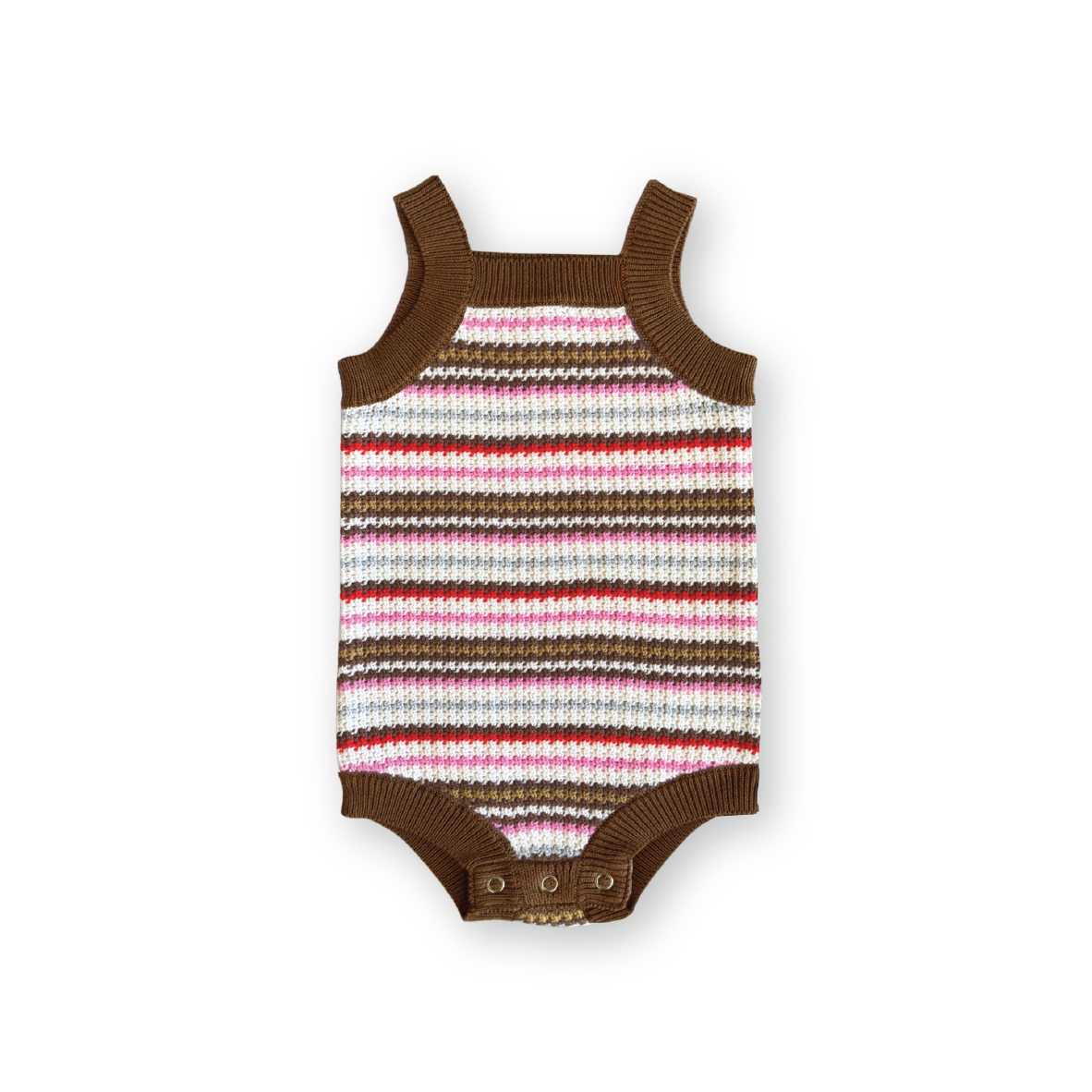 Grown Organic Sunshine Stripe Knit Romper