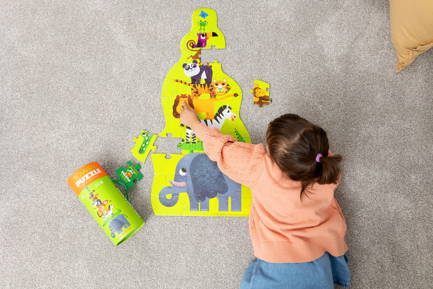 Crocodile Creek 30pc Tower Puzzle Jungle