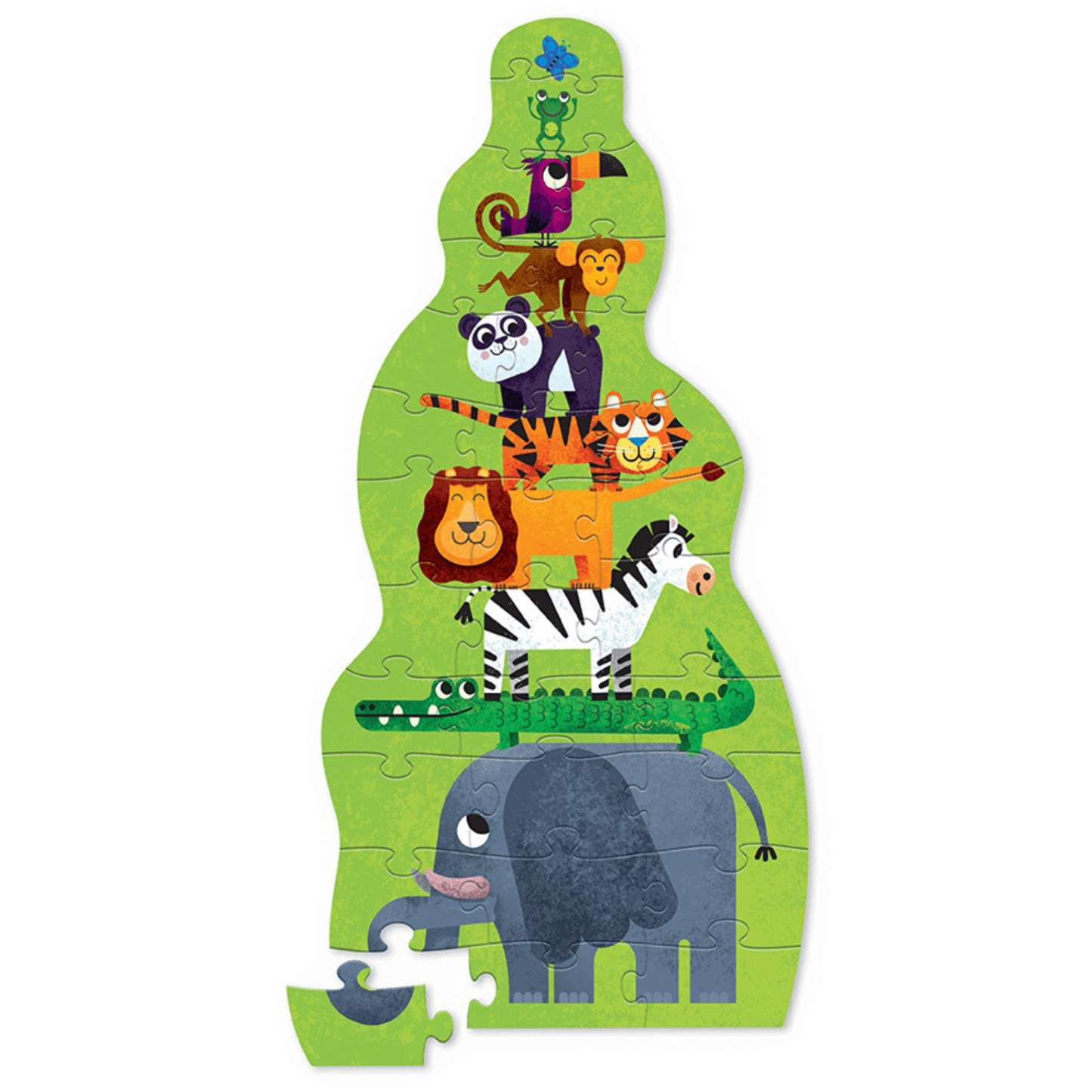 Crocodile Creek 30pc Tower Puzzle Jungle
