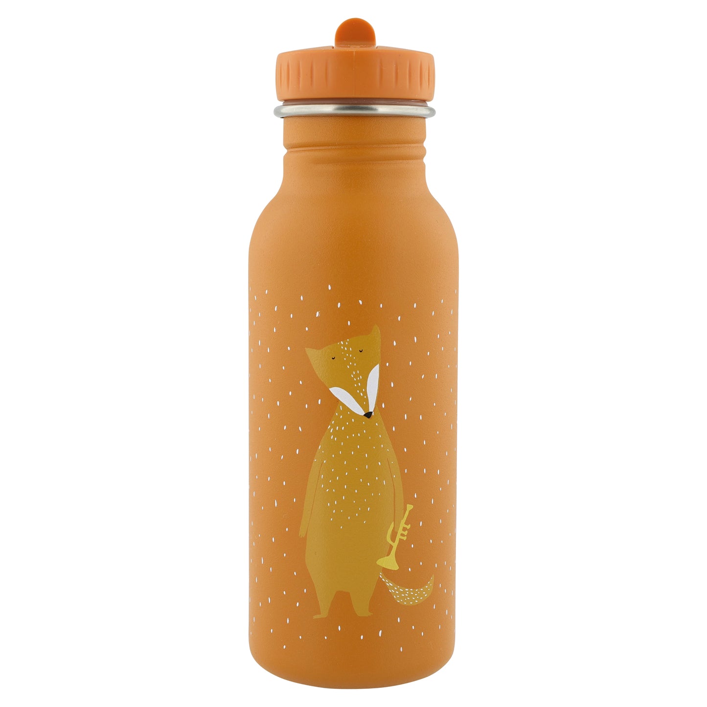 Trixie Stainless Steel 500ml Drink Bottle Mr. Fox