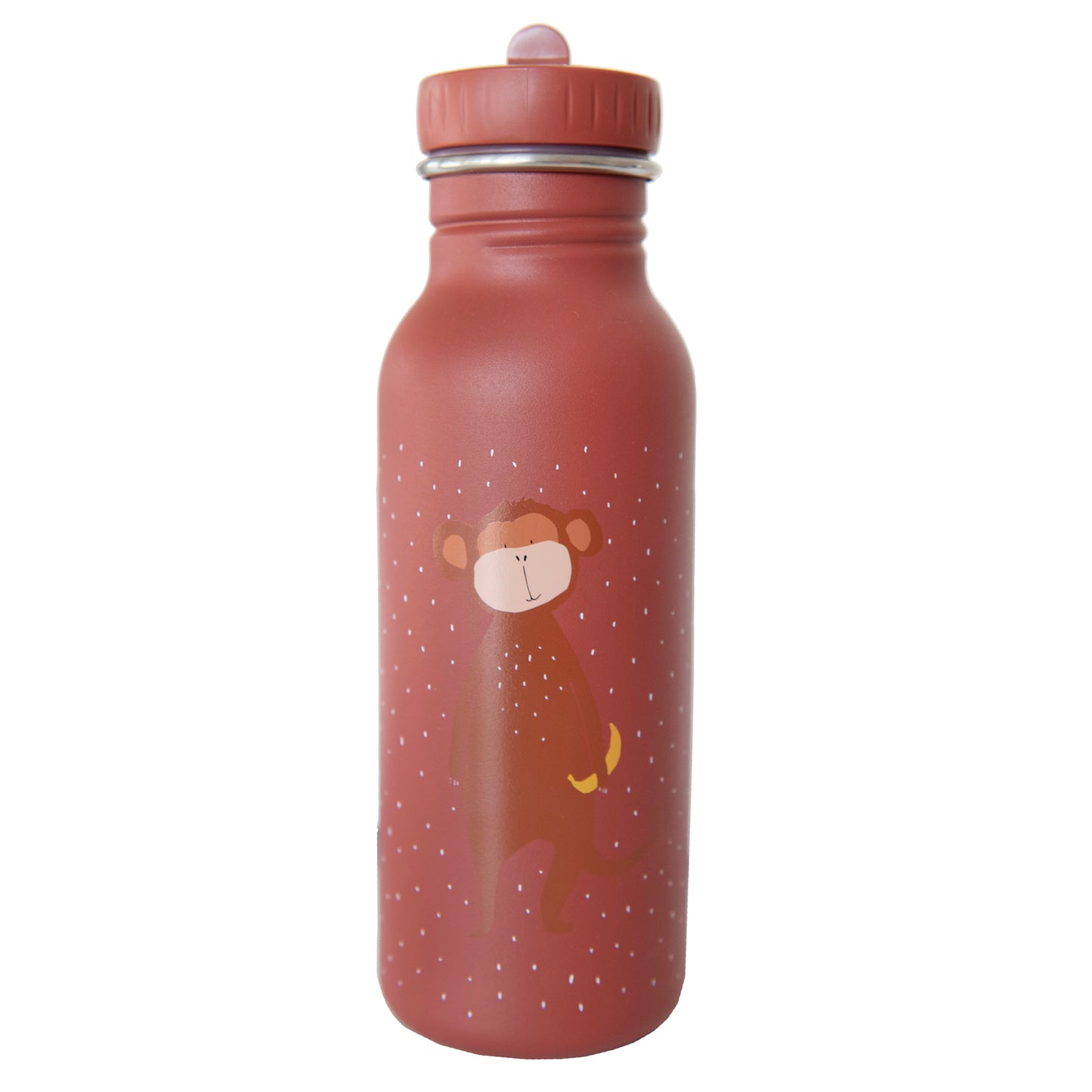 Trixie Stainless Steel 500ml Drink Bottle Mr. Monkey