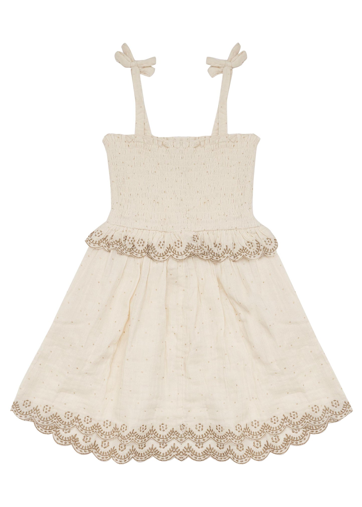 Bella and Lace Twinkle Dress White Christmas