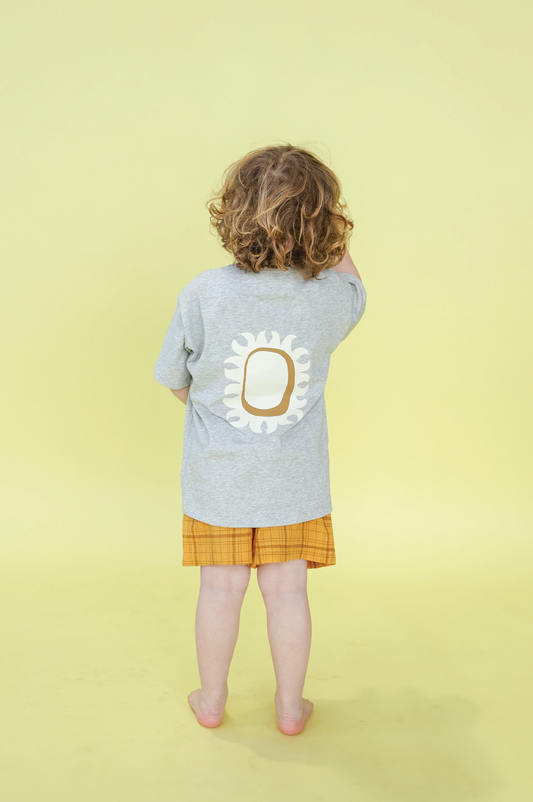 Grown Organic Sunshine Tee Grey Marle