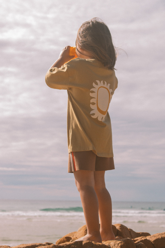 Grown Organic Sunshine Tee Mustard