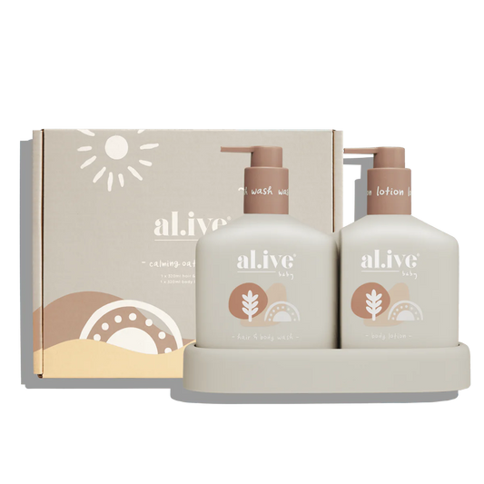 Al.ive Body Baby Duo Hair/Body Wash & Lotion Calming Oatmeal